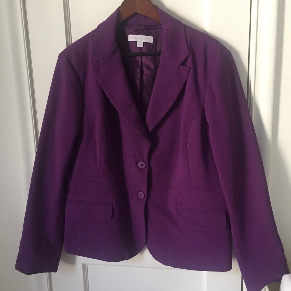 Purple blazer / suit jacket